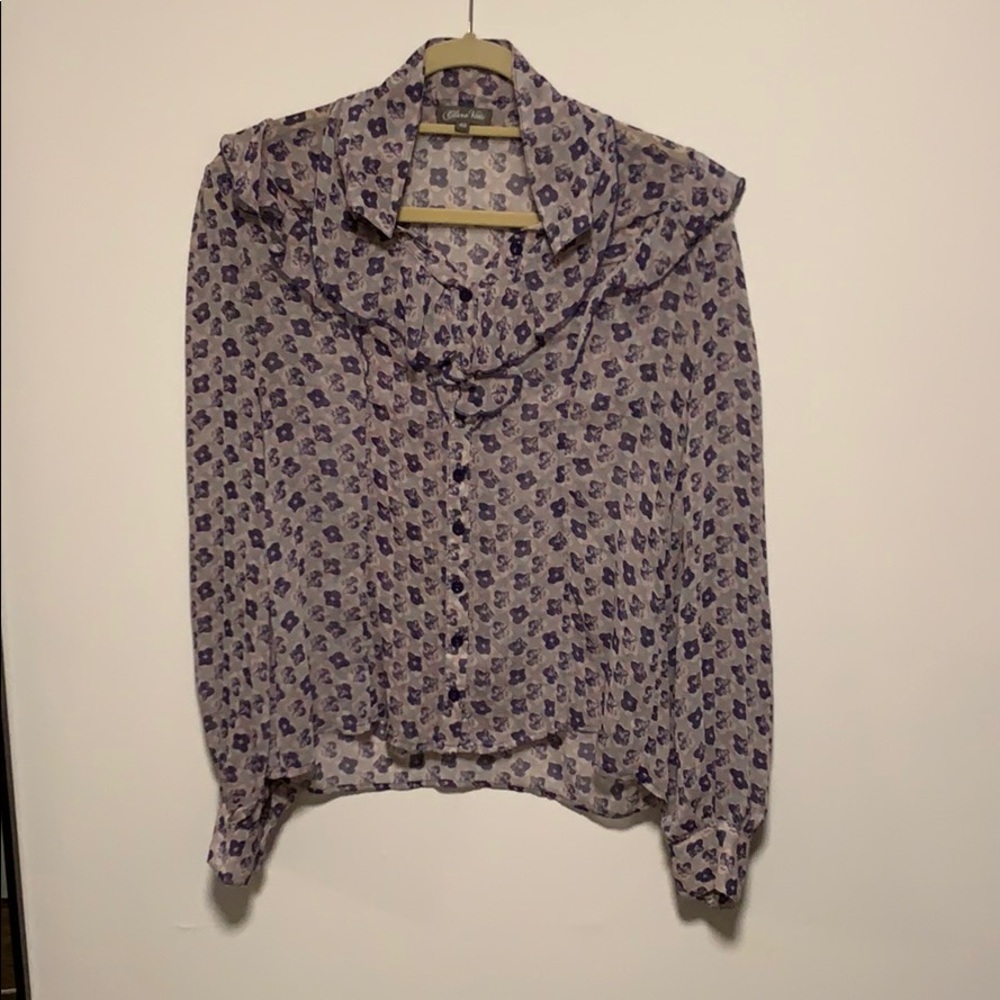 French vintage blouse